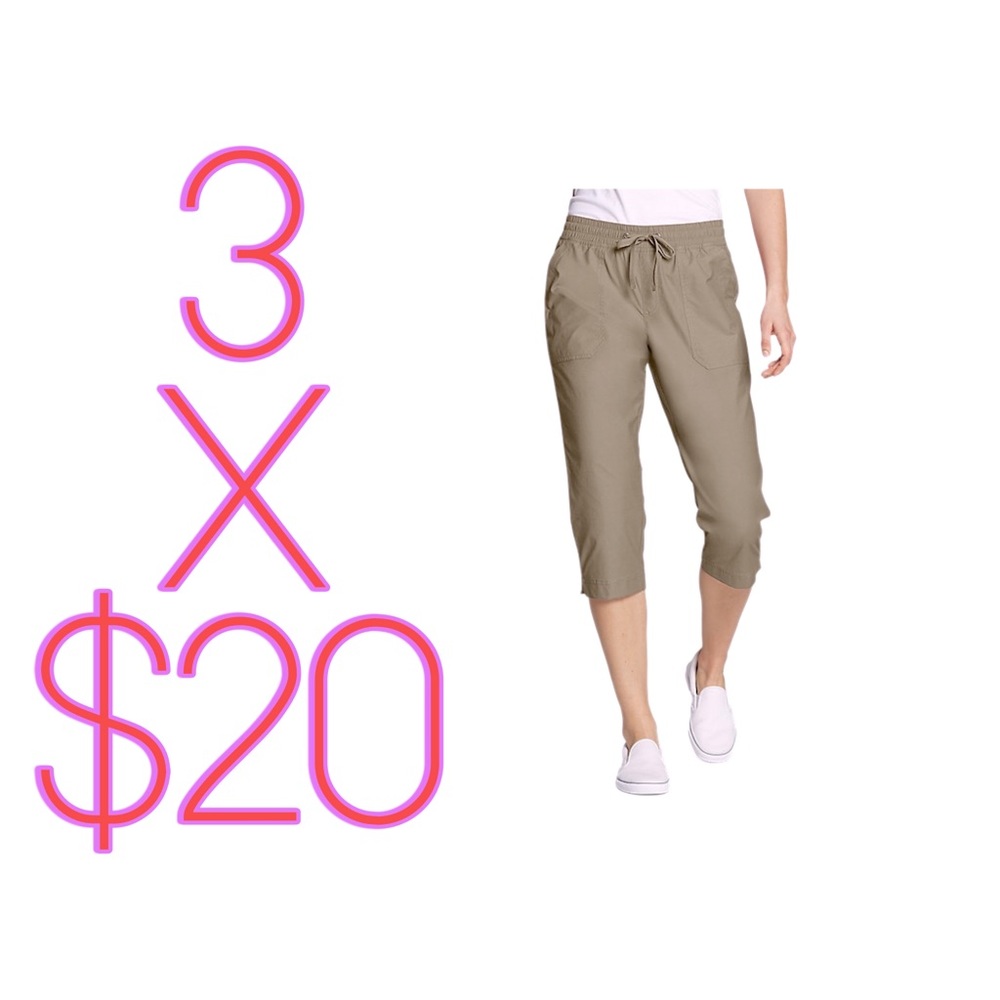 Gloria Vanderbilt Women's Exploration Utility Crop Pants Sz PM